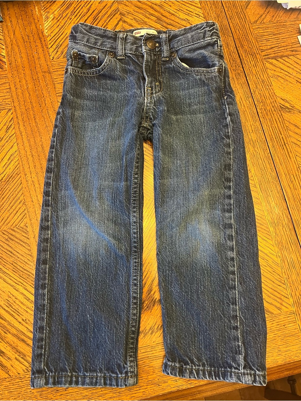 Levi's Boys Blue Straight-Leg Jeans